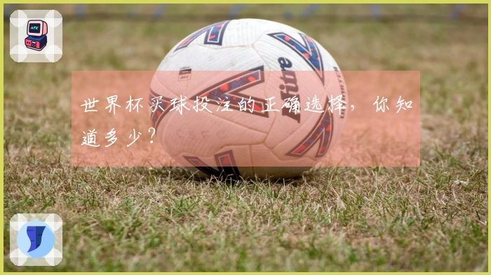 世界杯买球投注的正确选择，你知道多少？
